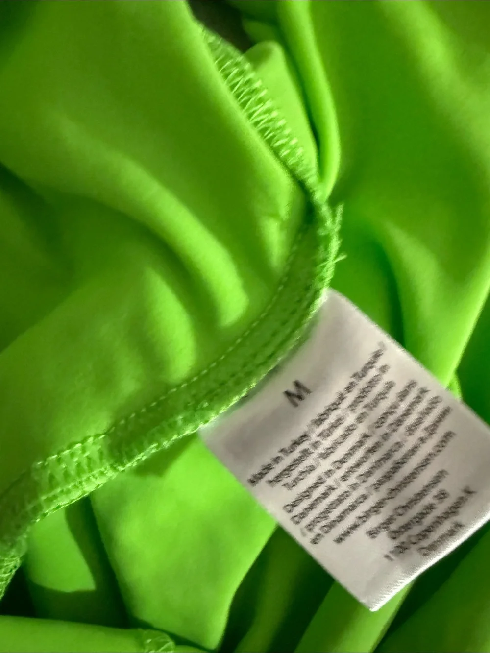Neon Green Ruched Side Mini Skirt